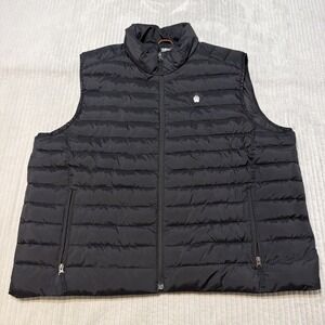 Duluth Alaskan Hardgear Puffer Vest Mens Size 3XL Black Zip Closure And Pockets